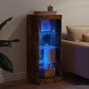 vidaXL Sideboard mit LED-Leuchten R&auml;uchereiche 41x37x100 cm