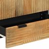 vidaXL Highboard Braun 60x33x100 cm Massivholz Mango