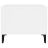 vidaXL Couchtisch Weiß 60x50x40 cm Holzwerkstoff