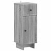 vidaXL Badezimmer Aufbewahrungsschrank EDE Sonoma-Grau 30 x 31 x 80 cm