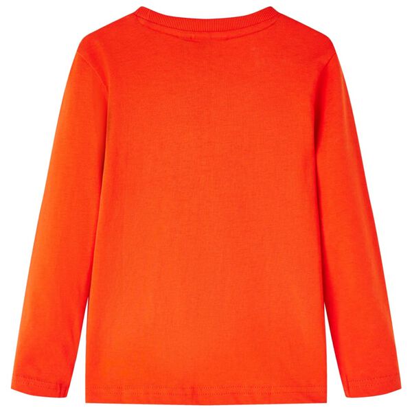 Kinder-Langarmshirt Hellorange 104