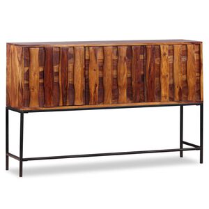 vidaXL Sideboard Massivholz Akazie 120x30x80 cm
