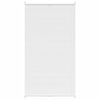vidaXL Plissee Faltrollo Rollo Plisseerollo 110x200cm Wei&szlig;