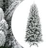 vidaXL K&uuml;nstlicher Weihnachtsbaum Beschneit 240 cm PVC&PE