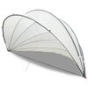 vidaXL Pool-Dome Grau und Orange 592 x 590 x 275 cm