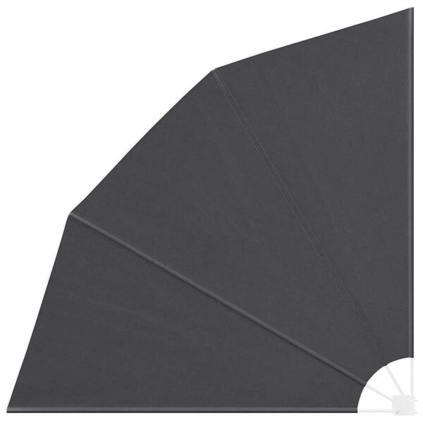vidaXL Balkon Sichtschutz Schwarz 210 x 210 cm Polyester