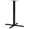 vidaXL Bistrotisch-Gestell Schwarz 76x76x107 cm Gusseisen