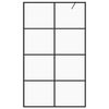 vidaXL Duschwand für Begehbare Dusche mit Klarem ESG-Glas 140x195 cm