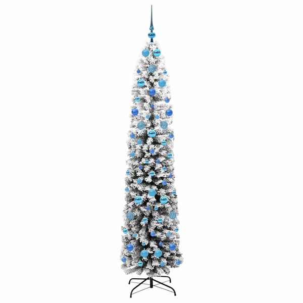 vidaXL Künstlicher Weihnachtsbaum mit 300 LEDs mit Ständer Grün 210 cm