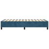 vidaXL Boxspringbettgestell Dunkelblau 100x200 cm Samt