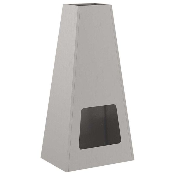 vidaXL Feuerstelle Braun 50 x 35 x 100 cm Wetterfeststahl