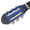 vidaXL Klassikgitarre f&uuml;r Anf&auml;nger mit Tasche Blau 4/4 39"