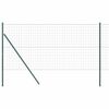 vidaXL Bodenmontierter Euro-Zaun 10 x 1,2 m PVC-beschichteter Stahl