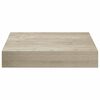 vidaXL Schwebende Wandregale 4 Stk. Eichefarben 23x23,5x3,8cm MDF
