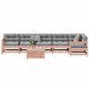 vidaXL 7-tlg. Garten-Lounge-Set mit Kissen Massivholz Douglasie