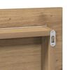 vidaXL Spiegel Artisan-Eiche 80 x 37 cm Glas und engineered Holz