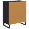 vidaXL Sideboard Schwarz Eichen-Optik 60 x 35 x 70 cm Holzwerkstoff