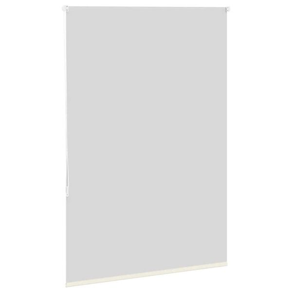 vidaXL Verdunkelungsrollo Cremewei&szlig; 100x130cm Stoffbreite 95,7cm