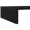 vidaXL Monitorständer Schwarz Eichen-Optik 100x27x10 cm Holzwerkstoff