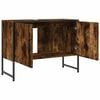 vidaXL Waschbeckenunterschrank R&auml;uchereiche 80x33x60 cm Holzwerkstoff