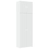 vidaXL Highboard Wei&szlig; 80x42,5x249 cm Holzwerkstoff