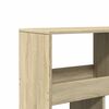 vidaXL Raumteiler Sonoma-Eiche 100x33x125,5 cm Holzwerkstoff