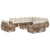 vidaXL Gartensofa-set 13 pcs Beige und Cremewei&szlig; Poly-Rattan