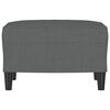 vidaXL Fu&szlig;hocker Dunkelgrau 60x50x41 cm Stoff