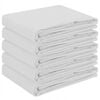vidaXL Tischdecke 5 stk. Wei&szlig; Durchmesser 160 cm Polyester Rund