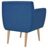 vidaXL Sessel Blau Stoff