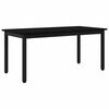 vidaXL Couchtisch Schwarz Eichen-Optik 100 x 50 x 45 cm Holzwerkstoff