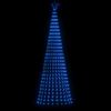 vidaXL LED Weihnachtsbaum 688 LEDs Blau 300 cm