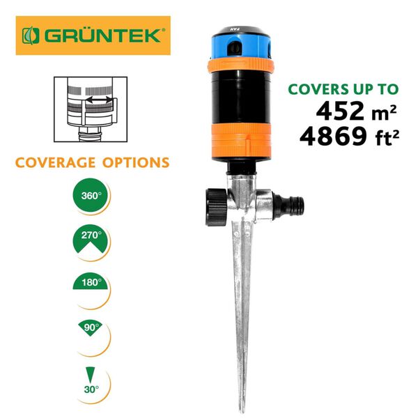 GRÜNTEK Kreisregner 4-fach 452 m²