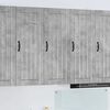 vidaXL K&uuml;chenschrank Beton Grau 40 x 31 x 100 cm Holzwerkstoff