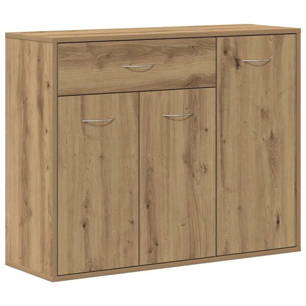 vidaXL Sideboard Artisan-Eiche 88x30x70 cm Holzwerkstoff