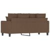 vidaXL 2-Sitzer-Sofa Braun 140 cm Stoff