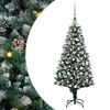 vidaXL K&uuml;nstlicher Weihnachtsbaum mit 300 LEDs mit St&auml;nder Gr&uuml;n 180 cm
