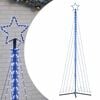 vidaXL LED Weihnachtsbaum 495 LEDs Blau 300,5 cm