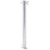 vidaXL Wassers&auml;ule f&uuml;r den Garten 80 cm Edelstahl Rund