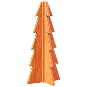 vidaXL Weihnachtsbaum Holz zum Schm&uuml;cken 49 cm Massivholz Kiefer
