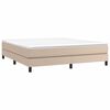 vidaXL Boxspringbettgestell Cappuccino-Braun 160x200 cm Kunstleder