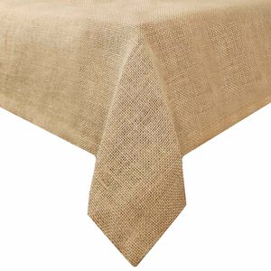 vidaXL Jute-Tischdecke Natur 180 x 180 cm 100% Tossa-Jute