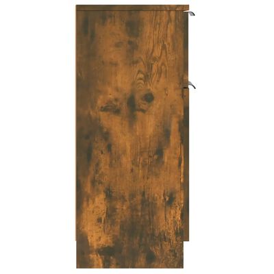 vidaXL Sideboard Räuchereiche 30x30x70 cm Holzwerkstoff