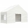 vidaXL Pavillon mit Dach Wei&szlig; 11,15x5,88x3,75 m Polyethylen