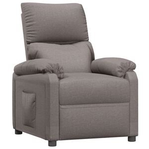 vidaXL Relaxsessel Taupe Stoff