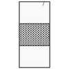 vidaXL Duschwand f&uuml;r Begehbare Dusche mit Klarem ESG Glas 80x195 cm