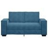 vidaXL 2-Sitzer-Sofa Blau 120 cm Samt