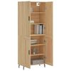 vidaXL Highboard Sonoma-Eiche 69,5x34x180 cm Holzwerkstoff