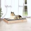 vidaXL Hundebett 91,5x64x9 cm Massivholz Kiefer