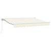 vidaXL Markisenrahmen Creme 250 x 200 cm Polyester mit PU-Beschichtung
